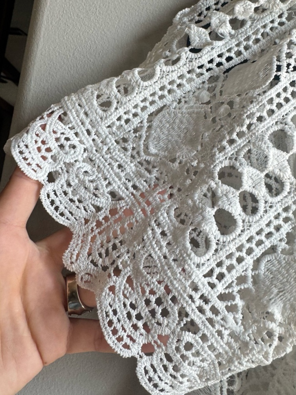 Anthropologie Sunday in Brooklyn Top Coquette Cottagecore Boho Peasant Blouse S - Picture 6 of 7